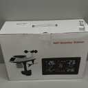 Zivron WiFi Weather Station Wireless Indoor Outdoor, Thermometer with Rain Gauge and Wind Speed/Direction, Large Display for Weather Forecast, Temperature, Humidity, Clock, Alarm, UV, Air Pressure