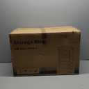 Hooure 4-Tier 88 qt. Collapsible Storage Bins Stackable Plastic Organizers in White with Lids and Wheels for Home, Kitchen