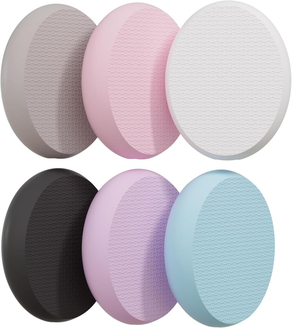 AmazerBath 6 PCS Lotion Applicator Replacement Pads, Back Sunscreen Applicator for Kids, Elderly, Women, Apply Cream Medicine Skin Cream Moisturizer Sunscreen Tanner, Handle Not Included, Colorful