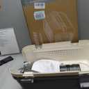 DUMOS 23" Hard-Sided Pet Carrier for Small Pets, 2 Door Cat Carrier, Beige