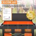36'' Silicone Griddle Mat for Blackstone - Heavy-Duty Food-Grade Griddle Cover & Full Surface Protection, Waterproof, Rust & Dust-Proof, Essential Blackstone Griddle Accessories for Outdoor BBQ