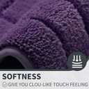 GRANNY SAYS Bathroom Rugs Non Slip, 32" x 20", Bath Rugs for Bathroom Washable, Bath Mats for Floor, Microfiber Mat for Tub, Absorbent Rugs for Shower Room, Purple