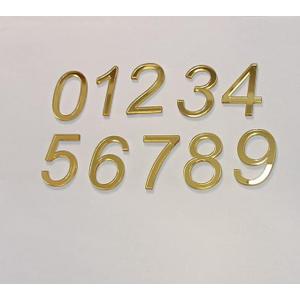Gold Mirror Acrylic Numbers 0-9, Wedding Table Numbers, Elegant Table Number Cake Toppers