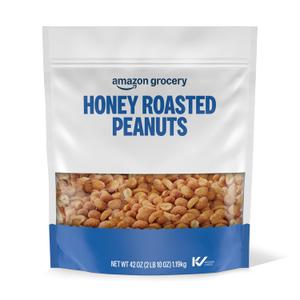 Amazon Grocery, Honey Roasted Peanuts, 42 Oz (Previously Happy Belly (EXP 12/29/26)