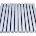 Large Silver Sealing Wax Seal Sticks for Standard Size Glue, Homemade Wedding Invitation Wax Seals - Pack of 12