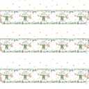 3PCS Greenery Gender Reveal Baby Shower Tablecloth, Boho Greenery A Sweet Baby Boy is On His Way Party Supplies TableCover for Gender Reveal Party, 54 x 108INCH (Green)