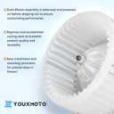 700060 HVAC Heater Blower Motor Assembly for Toyota Tundra 2000 2001 2002 2003 2004 2005 2006 (Except for The Crew Cab Pickup), Replaces for 87103-0C010