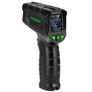 VIVOSUN VPD Thermometer, Handheld Environmental Monitor, Precision Infrared Laser Thermometer Gun with Adjustable Emissivity, Leaf VPD and Temperature Monitoring for Plants, Grow Tents, HVAC