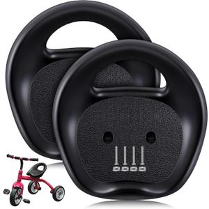 Pangda 2pcs Kids Tricycle Replacement Seat for Toddler Bikes with Mount Screws Kart Seat Drift Cart Saddle for Balance Bike Trikes Cart Black Durable Thickened Adjustable Saddle