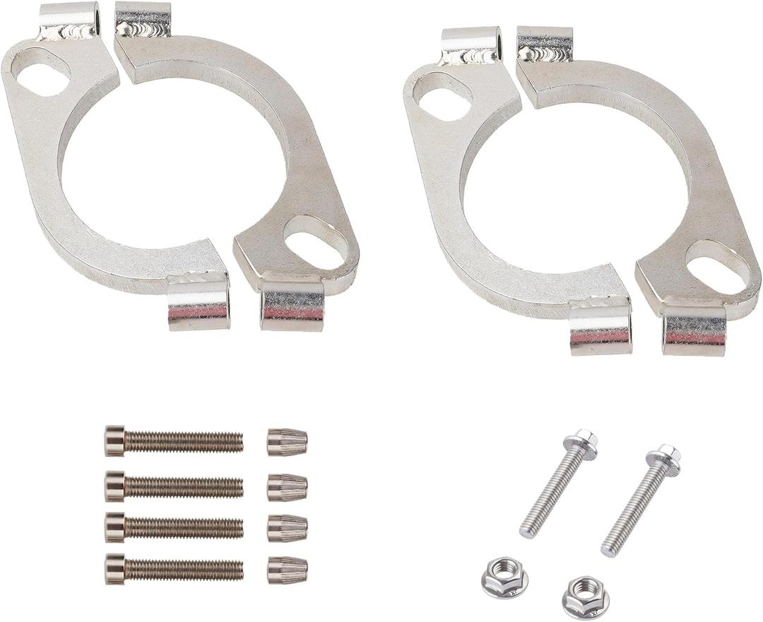 2.5 inch Split Repair Flange Kit,2 Pack Flange Oval Split Flange Repair Replacement Kit