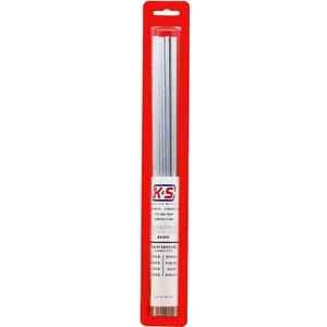 K&S 3403 Round Aluminum Telescopic Tubing Assortment, 1/16, 3/32, 1/8, 5/32, 3/16, 7/32, 1/4, 9/32 O. D. X 014" Wall Thickness X 12", 8 Pieces, Made in The USA