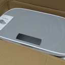 MERACH Vibration Plate Exercise Machine, Curved Vibration Plate for Lymphatic Drainage Weight Loss, Vibrating Plate with Real-Time Calorie Tracking on LED Display, Workout Equipment for Home Women Men (Grey)