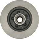 ACDelco Silver 18A87A (19287184) Non-Coated Front Disc Brake Rotor and Hub Assembly