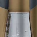 QEEIG Bathroom Shelves Over Toilet - Wall Mounted Floating Shelves Toilet Paper Storage Small Modern Decor Shelf 16 inch Set of 3, White and Gold (019-WG3)