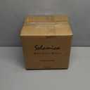 Selamica Porcelain Salad Pasta Bowls, Serving bowls, Microwave & Dishwasher Safe, Sturdy & Stackable - 26 Ounce, Set of 6, Vintage Blue