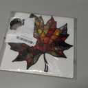 Maple Leaf Pendent Suncatcher Fall Ornament Window Hanging Autumn Leaf Decoration Acrylic Autumn Leaves Wall Art Decor for Fall Autumn Thanksgiving Christmas Festival Party Supplies