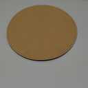 Mouse Pad，Round Mouse Pad，PU Mouse Pad，Leather Mouse Pad with Stitched Edge Micro-Fiber Base with Non-Slip Waterproof，Mouse Pad for Computers，Laptop，9 x 9 Inch (Light Yellow)