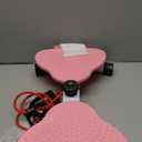 Waist Twister Machine, Adjustable Exercise Twist Board for Women Men, Noiseless Ab Twister for Home Gym Equipment, 330 lbs Capacity with Timer, Reps, Calories with Digital Display (pink)