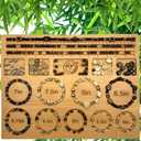 NOAVAOL Bead Boards for Jewelry Making, Combi Bamboo Beading Board for Jewelry Bracelet Making, Beading Trays Design Mats for Necklace, Bracelet, DIY Design Bamboo