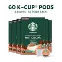 Starbucks K-Cup Coffee Pods, Flavored Hot Cocoa, Classic Hot Cocoa, 60 Keurig Pods
