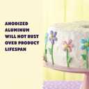 Wilton Aluminum Angel Food Tube Cake Pan - Natural Anodized Aluminum Baking Pan - Made Without PFAS - Will Not Rust - Offers Even Heating - 10 x 4 Inches