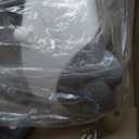 Potty Training Seat SKYROKU Potty Training Toilet with Step Stool Ladder, for Kids Boys Girls Toddlers - Comfortable Safe Potty Seat with Anti-Slip Pads Ladder 8838-Grey