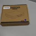 Stainless Steel Bento Box Kids, Leak Proof Metal Bento Lunch Box,3 Compartments 304 Stainless Steel Bento Lunch Containers for School and Office, BPA-Free(Blue)