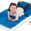 Children's Factory Tough Duty Toddler Nap Mats, 2 inch Thick Toddler Sleeping Mats for Preschools and Daycares, Comfortable and Soft 4 Section Folding Nap Pad