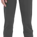 Idtswch 30"/32"/34"/36" Long Inseam Women Tall Sweatpants Extra Long Joggers Zipper Pockets Track Athletic Pants for Running (Gray, XXL)