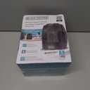 BLACK+DECKER Personal Ceramic Heater, Space Heater for Office Desk, Home Office & Personal Use Desk, 2 Heat & Fan Only Settings, Adjustable Thermostat, BHDC201, Black