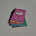 5 Pack Composition Notebooks College Ruled, 200 No Bleed Pages (100 Sheets) 9-3/4x7-1/2 Notebooks for Work, Back to School Supplies for College Students, Notebooks for Women, Colors May Repeat