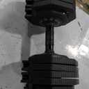 CAP Barbell ADJUSTABELL Adjustable 55 lb Hex Dumbbell Weights - Singles & Pairs | Multiple Handle Options