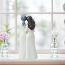 Meicyan Gifts for mom Birthday, Mother Daughter Figurine with Hand-Carved, Gifts for mom from Daughter, Retirement Gifts, Mother of The Bride Gifts, Memorial Gifts, Statues for Home Decor