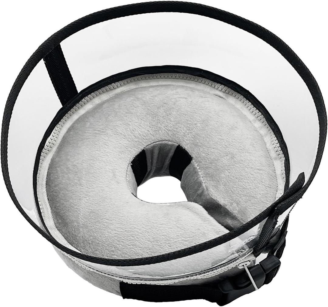 Inflatable Dog Cone Collar - Recovery Surgery Cones Collars - Adjustable Alternative Soft Neck Donut for Small Medium Large Pet,XL