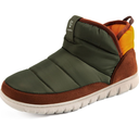 LongBay Mens Bootie Slippers with Memory Foam Indoor Outdoor Warm House Shoes Sport Lounge Camping Boots 44/45