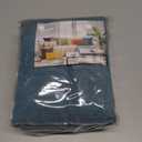 GAWAMAY Decorative Chenille Throw Pillow Covers 26x26 Inch Pack of 2, Soft Square Couch Pillow Cover for Sofa Cushion Living Room Bedroom Oversized Pillowcases Smoke Blue 66x66cm (Only Covers)