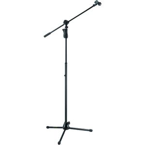 Hercules MS632B EZ Grip Tripod Microphone Stand W/2 In 1 Boom & Mic Clip