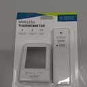 La Crosse Technology 308-1409WNH-CBP Battery Operated Wireless Digital Thermometer - White