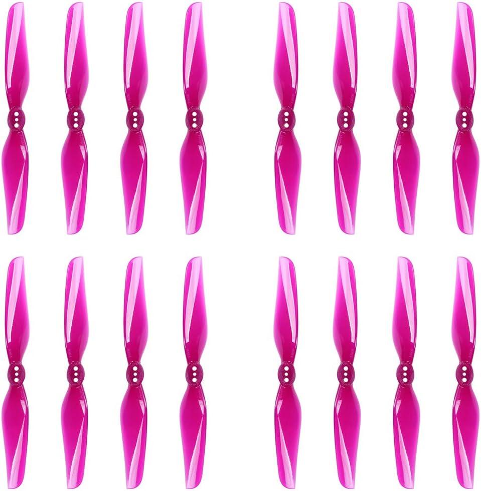 iFlight 16pcs 4inch Durable 2-Blades Propeller RC Drone Props CW CCW for FPV Drone Racing Quadcopter Frame Kit (Transparent Purple)