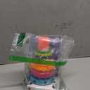 Sassy Stacks of Circles Stacking Ring STEM Learning Toy, Age 6+ Months, Multi, 9 Piece Set