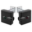 Garage Door Sensors Bracket, Replacement for Genie/Overhead Garage Door sensors, GSTB-R STB-BL Garage Sensor for Genie Garage Door Openers Manufactured After 1993Includes Sender & Receiver & Bracket.