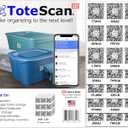 ToteScan HD (Heavy Duty) Intelligent QR Labels for Organization/Moving/Storage (45 Unique Labels, 2.5"x3")
