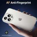 SMARTDEVIL for iPhone 15 Pro Max Case Clear, Anti-Yellowing, Military-Grade Protection, Transparent Slim Clear Phone Case for iPhone 15 Pro Max, Full Camera Lens Protection, Anti-Scratch, Clear