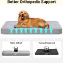 Heeyoo Large Dog Bed, Inflatable Dogs Bed for Large Dogs with Removable & Washable Cover, Orthopedic Dog Crate Pad with Anti-Slip Bottom, Portable Foldable Pet Bed for Indoor & Outdoor, Travel