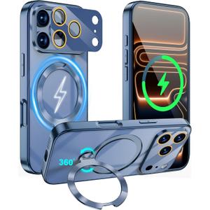for iPhone 17 Pro Case Compatible with MagSafe Blue