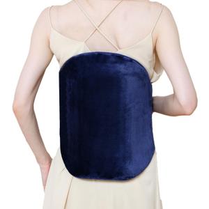 Heating Pad for Back, Myiosus Electric Heating Pads, 4 Heat Settings, 9-Foot Long Cord, Auto Shutoff, Dry and Wet Heat Therapy, Machine Washable, 15 * 24, Dark Blue