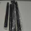 Tension Shower Curtain Rod 31-68 Inches Non-Slip Shower Rod Tension Mounted No Drill Black Shower Curtain Rods Spring Tension Rod Adjustable Tension Curtain Rod for Windows Bathroom