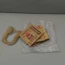 Christmas Money Holders for Cash Gift Wooden Christmas Money Holders Ornament Bulk Xmas Cash Gifts Tree Hanging Ornament Here's a Few Buck for Xmas Holiday Party Favors(6 Pcs,Chic Style)