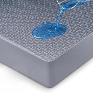 100% Waterproof Mattress Protector, Hypoallergenic Mattress Topper Cover with No Odor, Breathable Cooling Bed Cover with 8"-21" Deep Pocket (King)