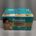 Pampers Swaddlers Diapers, Size 1 (8-14 lbs), 96 Count, Absorbent, Keeps Baby Dry and Comfortable, Skin Safe Disposable Baby Diaper 